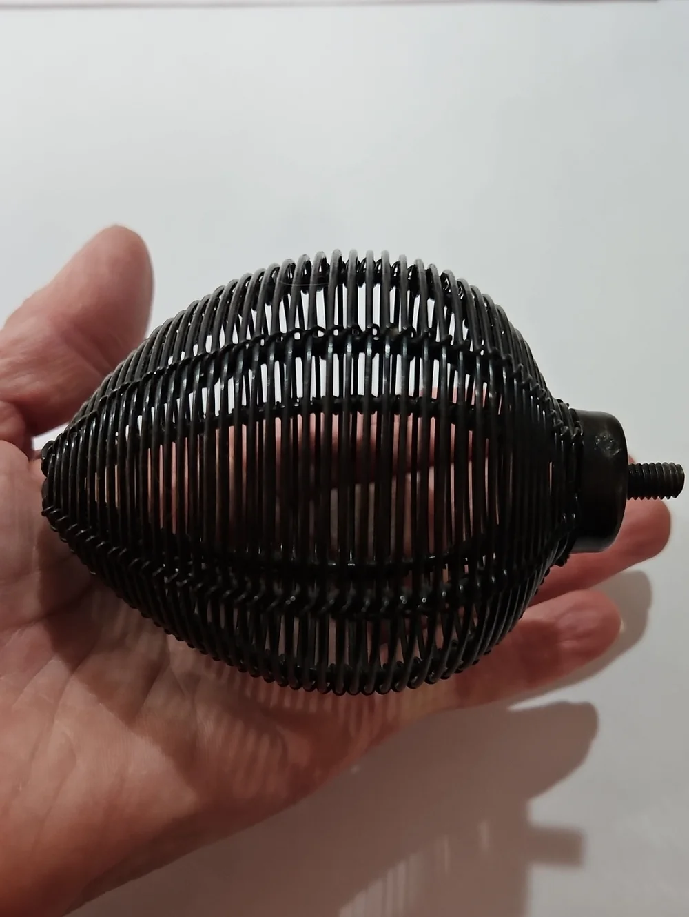 Pottery Barn Hand-Made Black/Bronze Wire Finials NWOT